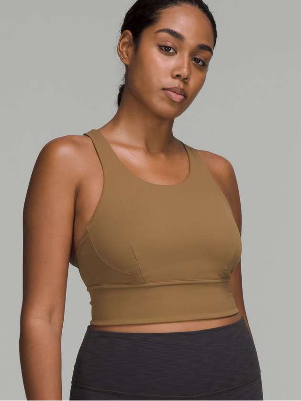 Lululemon Wunder Train Longline Bra Medium Support C/D Cup in Artifact 4